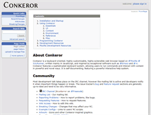 Tablet Screenshot of conkeror.org